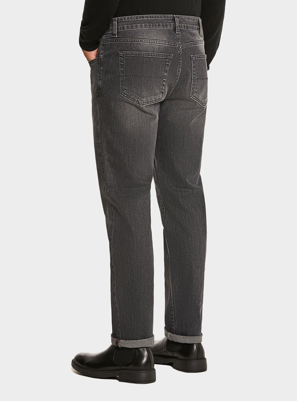 Jeans denim 5 tasche in cotone stretch
