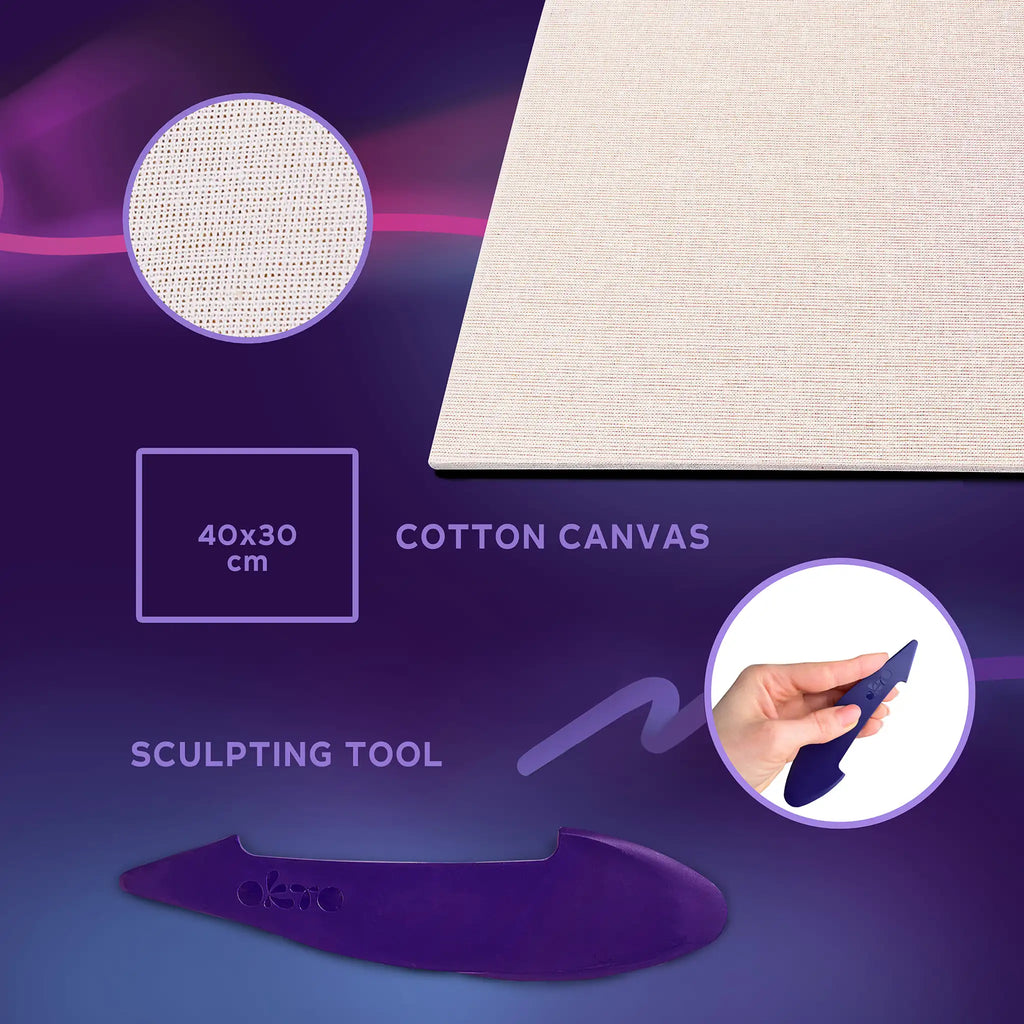 3D PICTURES Famous Masterpieces DIY set ”Koi Carps”