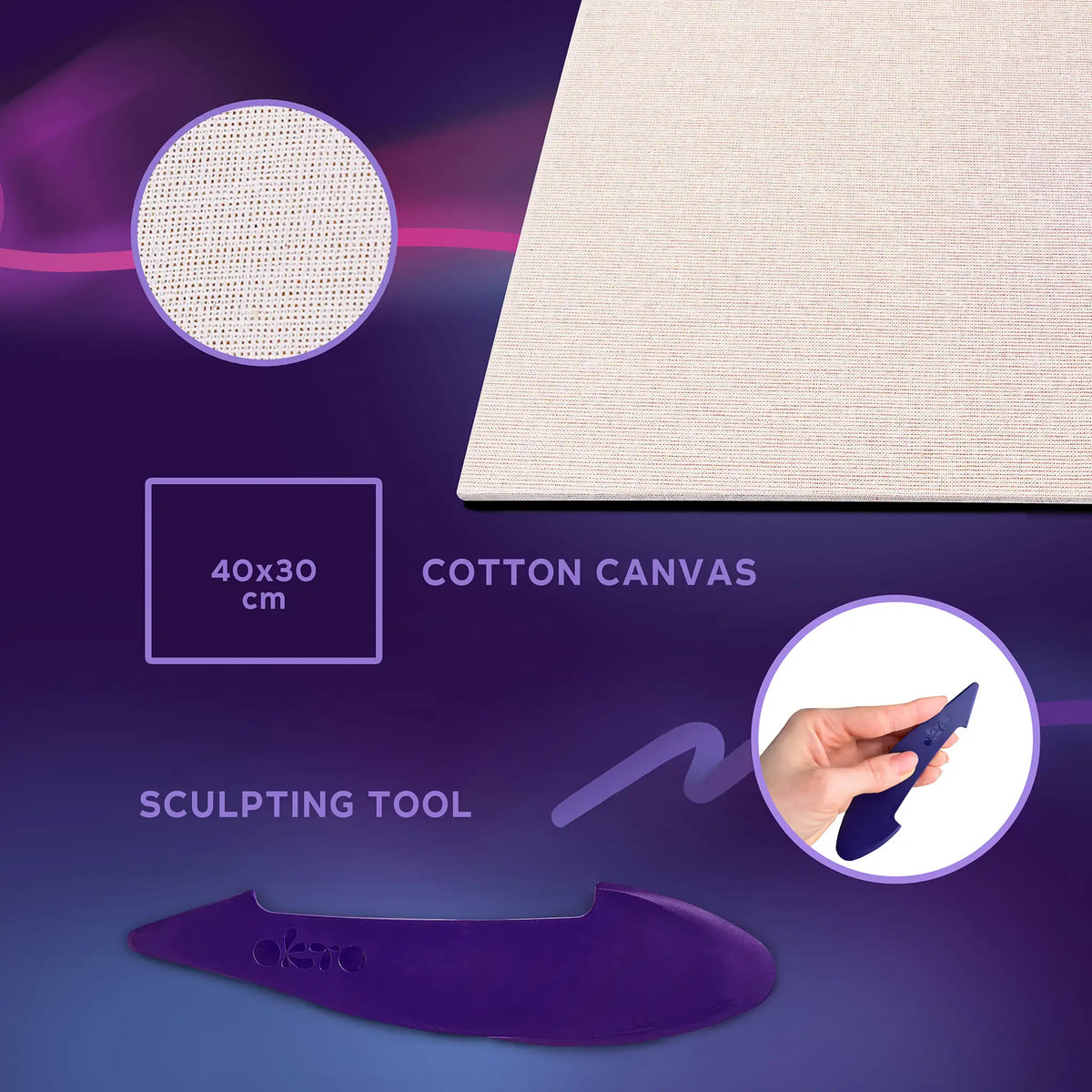 3D PICTURES Famous Masterpieces DIY set ”Koi Carps”