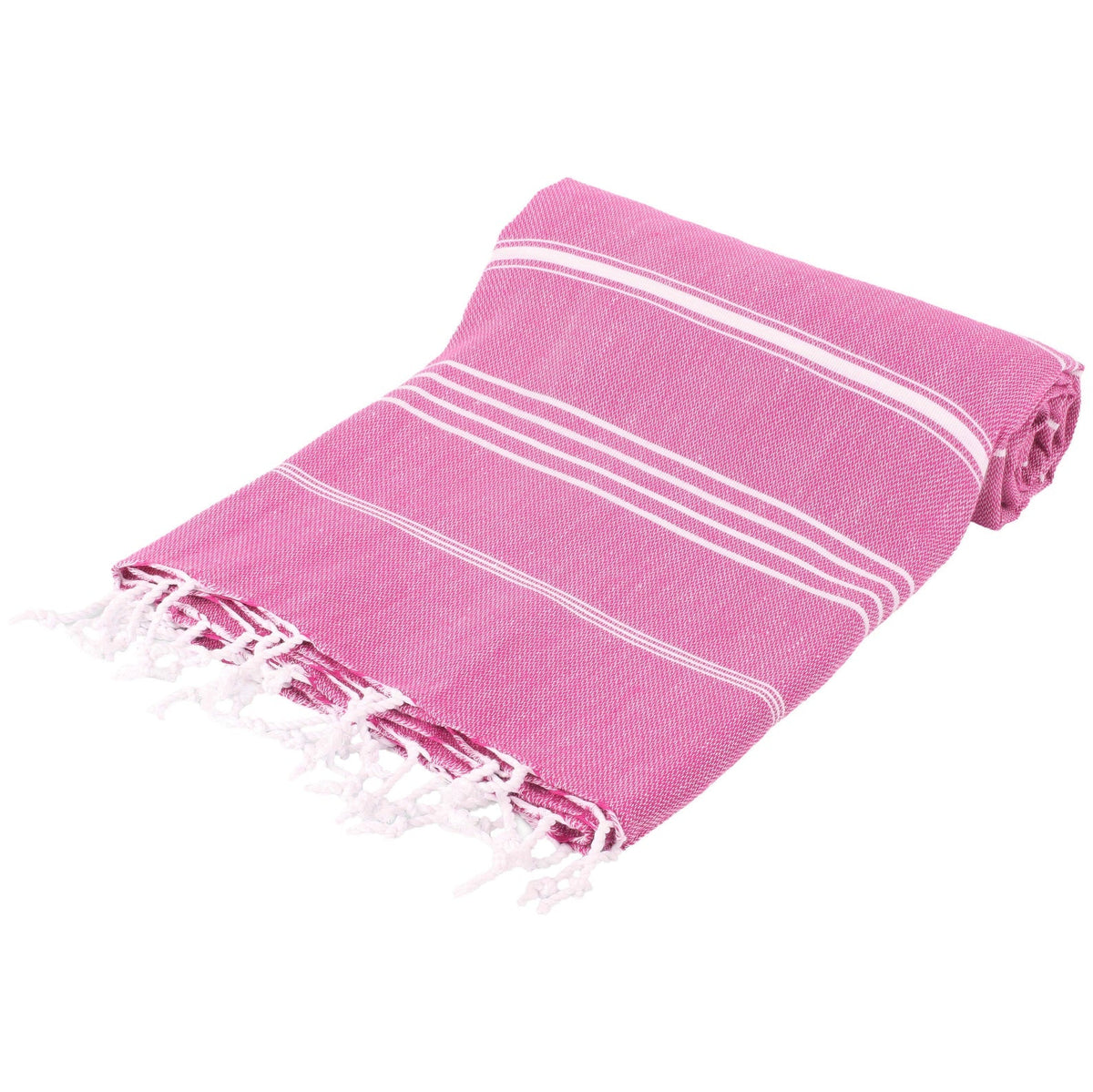 Pink Monaco Turkish Towel – Lightweight Quick Dry Beach & Bath Towel, Luxury Turkish Cotton Spa Towel, Travel & Pool Towel