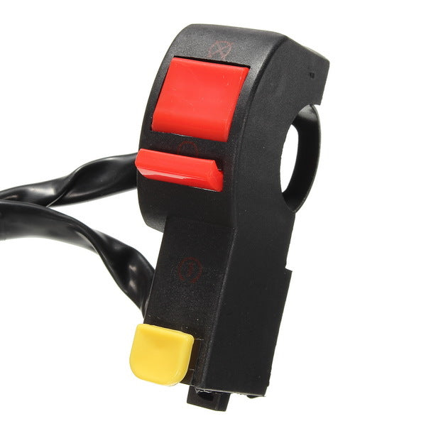22mm 0.78 inch 12V Handle Switch Kill Stop Button Headlight ON OFF Universal for Motorcycle ATV