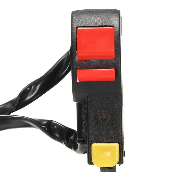 22mm 0.78 inch 12V Handle Switch Kill Stop Button Headlight ON OFF Universal for Motorcycle ATV