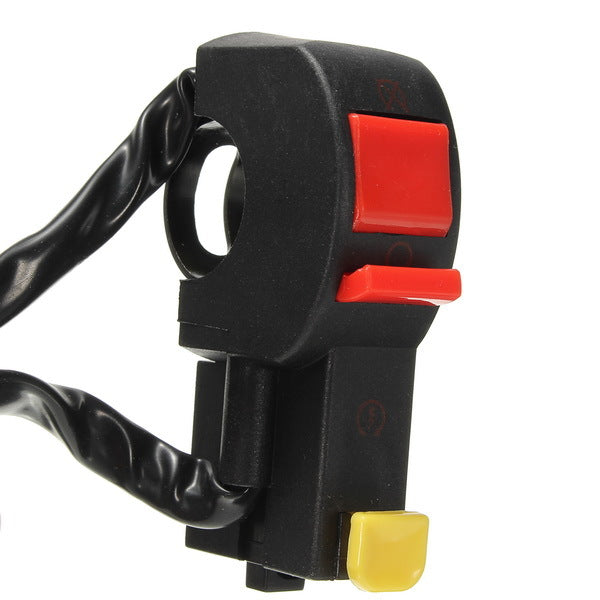 22mm 0.78 inch 12V Handle Switch Kill Stop Button Headlight ON OFF Universal for Motorcycle ATV