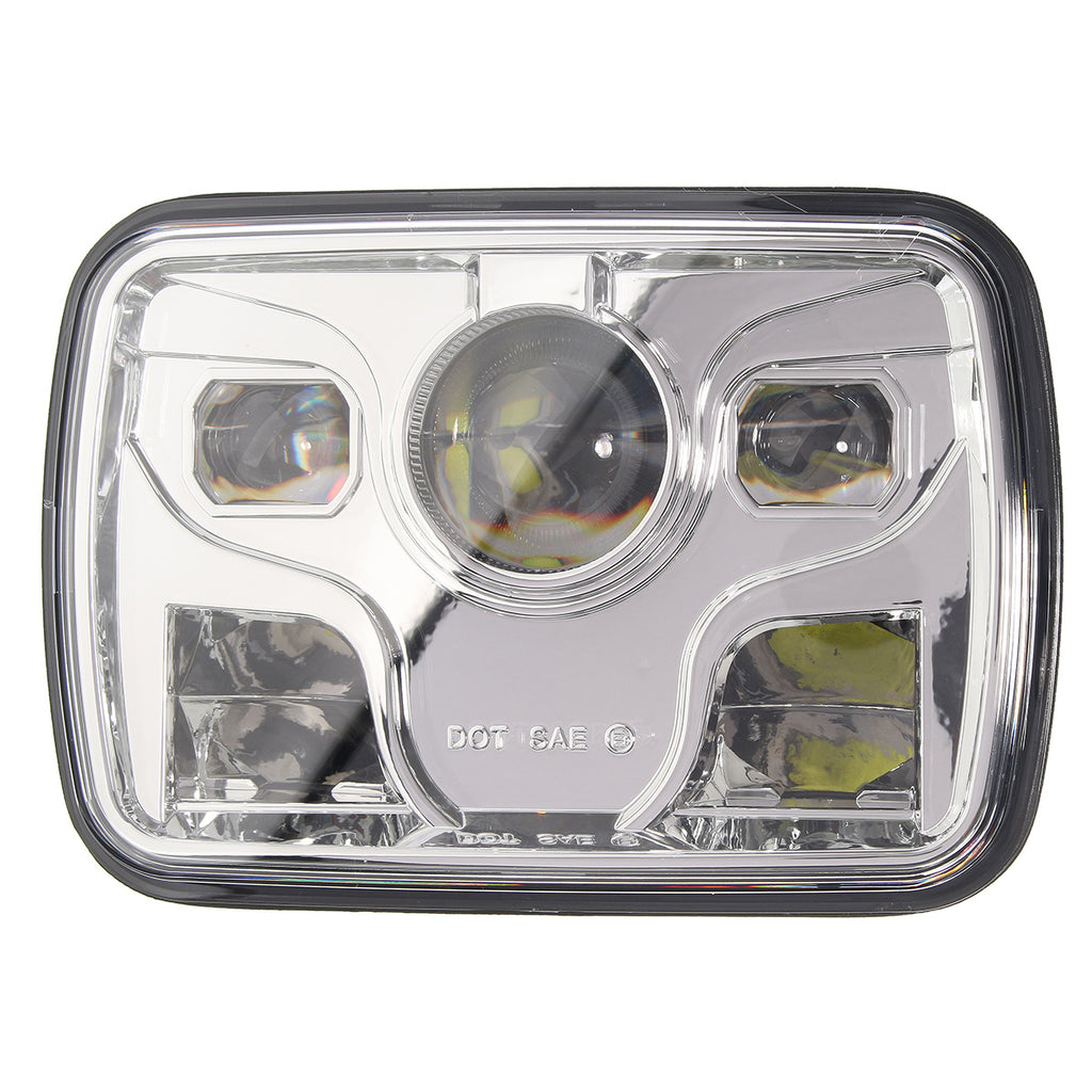 7x6inch LED DRL 32W HID Bulbs High/Low Beam Front Headlight Headlamp Assembly