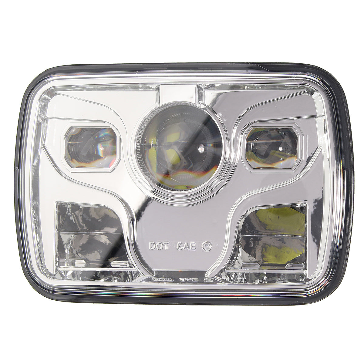 7x6inch LED DRL 32W HID Bulbs High/Low Beam Front Headlight Headlamp Assembly