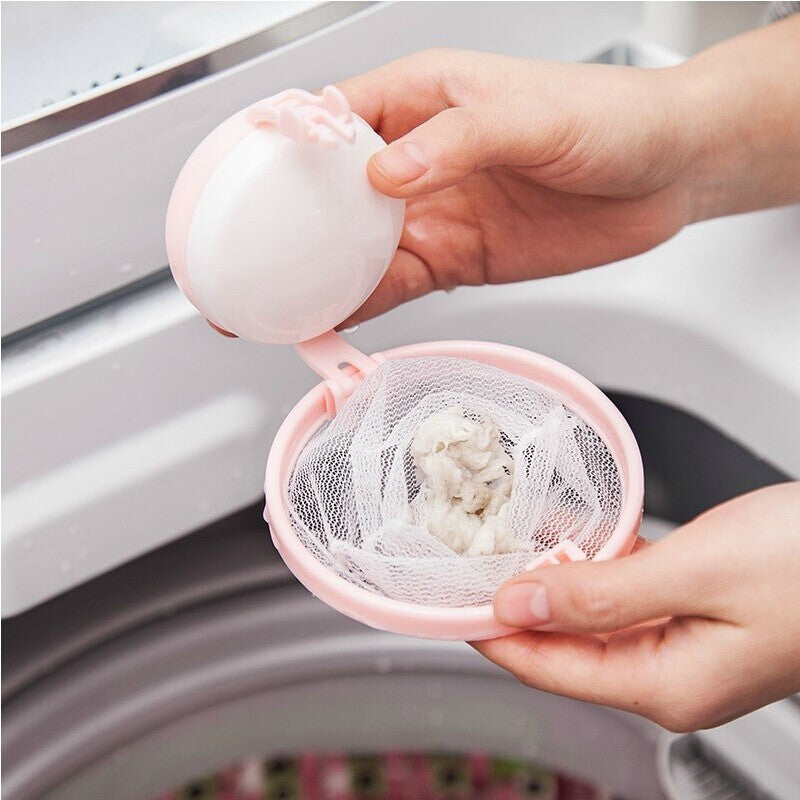 Honana BH-225 Mesh Laundry Filter Wool Washing Ball Hair Removal Device  Magic Floating Washing Bag