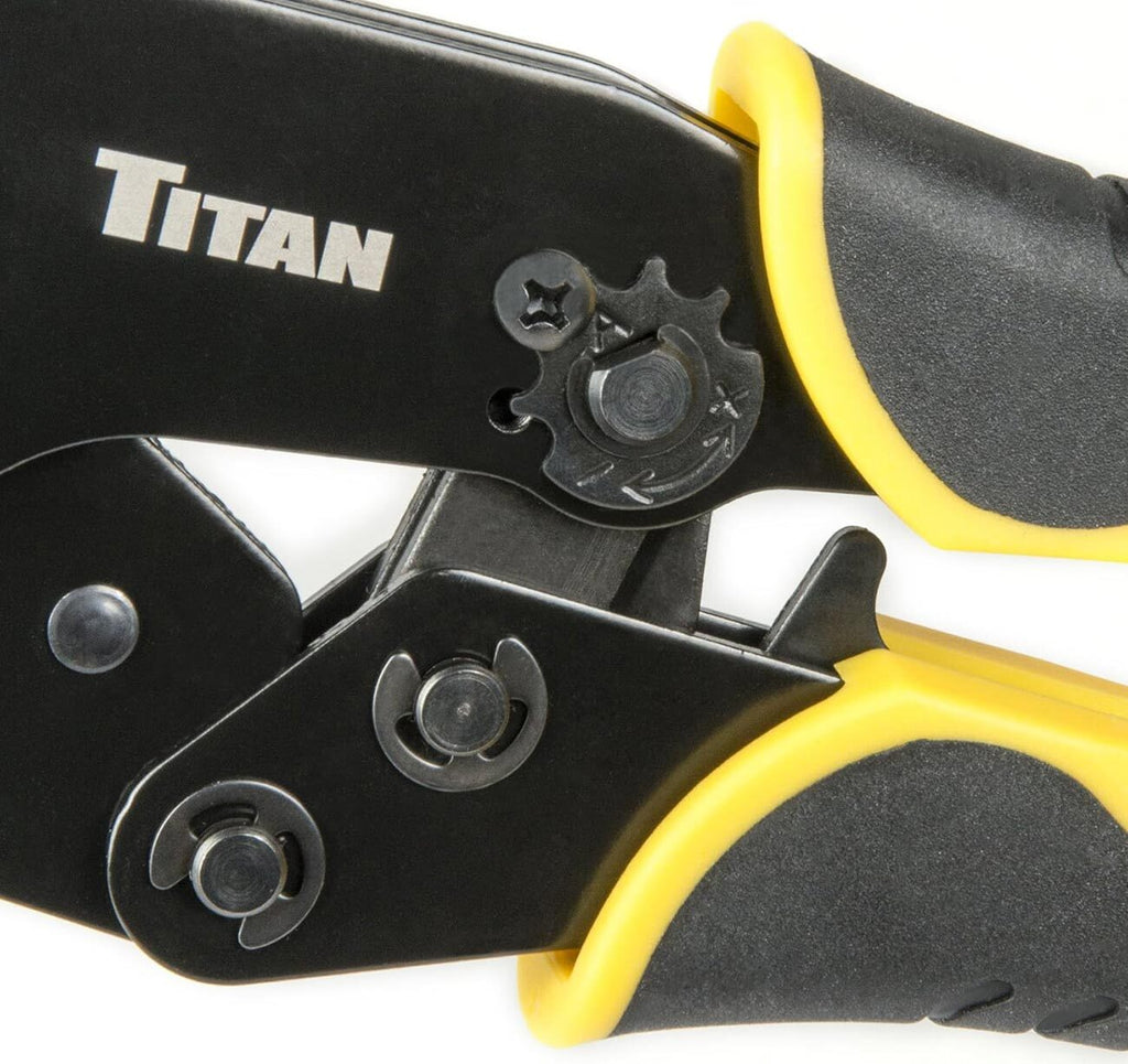 Titan Ratcheting Spark Plug Connector Crimper with 'H1" Die