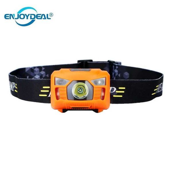 USB Rechargeable LED Headlamp 3000LM IR Body Motion Sensor Headlight Head lamp Flashlight Camping Lanterna TorchCL240807