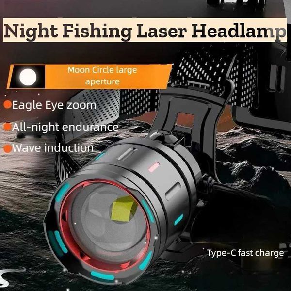Powerful XHP360 36-core Headlamp Flashlight 18650 Rechargeable ZOOM Head Flashlights High Power Head Lamp Fishing HeadlightCL24087
