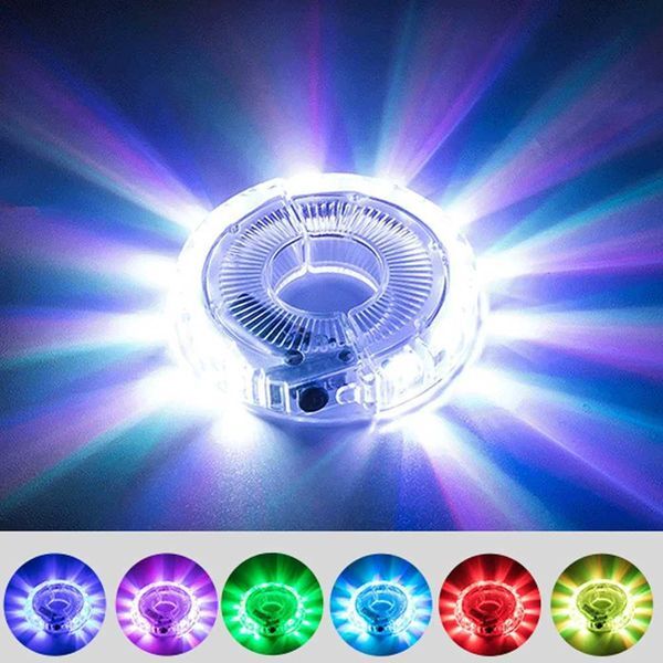 LED bicycle wheel lights bicycle front taillights wheel spokes single light 7-color 18 mode rechargeable childrens balanced bicycle light Y240921