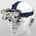 LED Headlamp Flashlight Head Lamp USB Rechargeable Waterproof Headlight Torch with Light 5 Lighting Modes Z241129