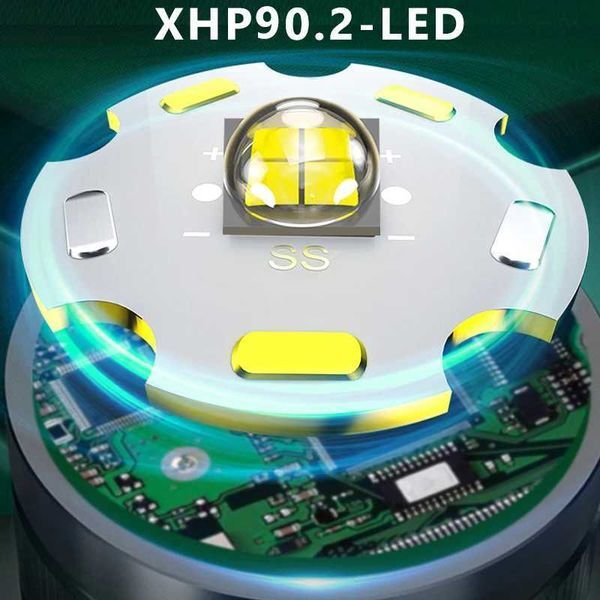 3000000LM Upgrade Headlamp Sensor XHP90 Fishing Headlight By 18650 Battery Flashlight USB Rechargeable Head Lights Torch Lantern X2502251