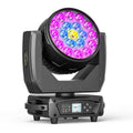 Fieryzeal 19x10W RGBW 4-in-1 Beam Cleaning Zoom LED Mobile Headlight DMX512 Stage Light Effect 200W DJ Disco Party Focus Light X250312