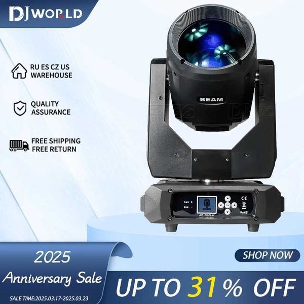DJWORLD 17R 350W beam mobile headlight satellite light multi-color DMX control for DJ disco performances weddings nightclubs X250312