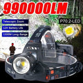 Powerful XHP70.2 XHP50.2 LED Headlamp Headlight Zoom Head Lamp Flashlight Torch 18650 battery USB Rechargeable Fishing Lantern W250527