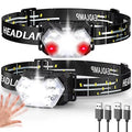 2000 Lumen Led USB Rechargeable Headlamp Motion Sensor HeadLight Waterproof Flashlights Outdoor Camping Fishing Head Lamp