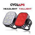 5 Bicycle Headlight Taillight MTB Road Bike Bright Flashlight Cycling Waterproof 50 200 Lumens LED Type-C Front and Rear Lights Z250809