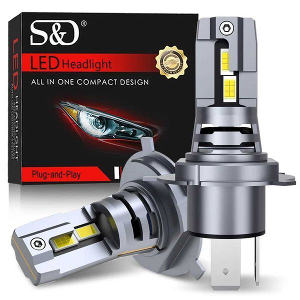 40000LM Canbus H4 LED Headlight Bulbs 9003 HB2 High Low Beam 120W Car Lights 24 CSP 3570 Turbo Led Diode Lamps 12V 6500K X250920