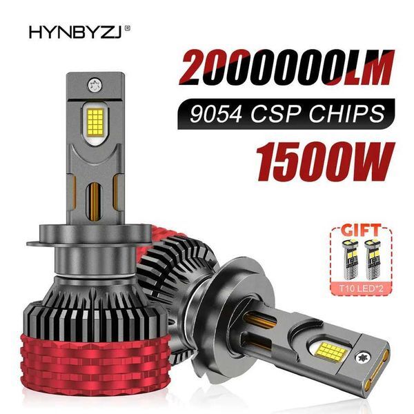 HYNBYZJ H4 H7 LED CANBUS H11 H1 H3 9005 HB3 9006 HB4 9007 9008 9012 LED Headlights 1500W High Power 6000K Car Headlamp Buld X250920