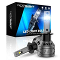 NOVSIGHT N61 LED Headlight Bulbs 60W 13000LM 6500K Mini Size for H1 932V Cars with Fan Auto Head Lamp X250920