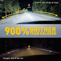 AUXITO 2Pcs 25000LM H4 9003 LED Headlight Bulb HB2 9012 GIR2 9005 HB3 9006 HB4 H11 H9 H8 LED Car Light 80W Turbo 6500K HeadlampW251129