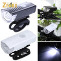 Anti-Glare Bike Light USB Rechargeable 2 Modes Waterproof Bicycle Headlight with Low Power Reminder for Cycling Camping Hiking C251216
