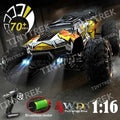 Color: Red - 2026 New JJRC Q117 RC 1 16 70Km/H Or 25Km/H Car Toys LED Headlight Dwe76 Shock-Absorbing Long Endurance With Adapt To All-Terrain 4Wd Toysxj