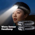 Sensor Headlamps Mini LED Night Fishing Powerful Torch Head Lamp USB Rechargeable Super Bright Adjustable Angle Headlight 260120