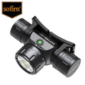 Sofirn HS21 2000lm EDC Headlamp 18650 USB C Rechargeable Flashlight SFT40 Powerful Headlight With Infrared Switch 260206