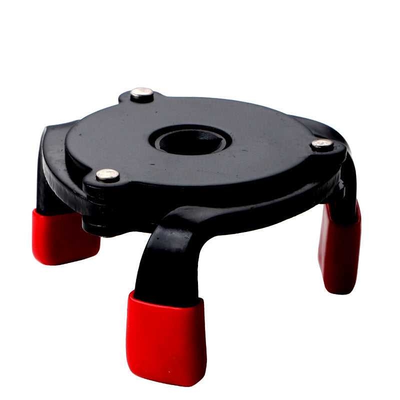 One-way Three-jaw Filter Wrench Change Oil Grid Machine Filter Wrench Oil Core Removal Ball Head Anti-skid Edging