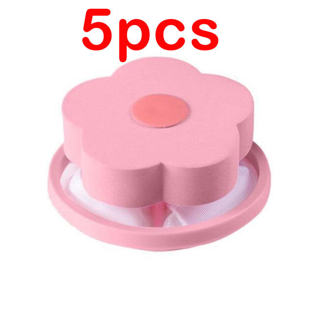 Color: Pink 5pcs - 2018 Hot Sale Filter Bag Mesh Filtering Hair