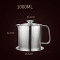 style: A - Household Stainless Steel Filter Anti-leakage Oil Pot