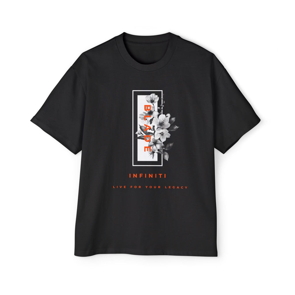 Bloom Bae Black Floral Oversized T-Shirt