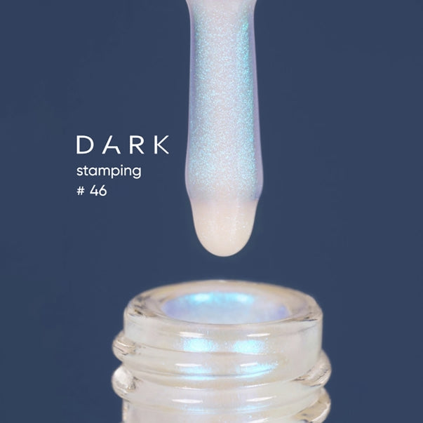 DARK - Stamping Polish  Blue Chameleon #46, 10ml