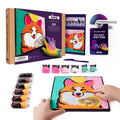Coloring with clay set by numbers FOX
