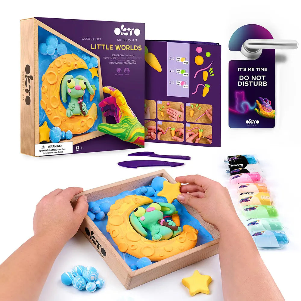 Wood&Craft DIY set "Little Worlds" Bunny Moon