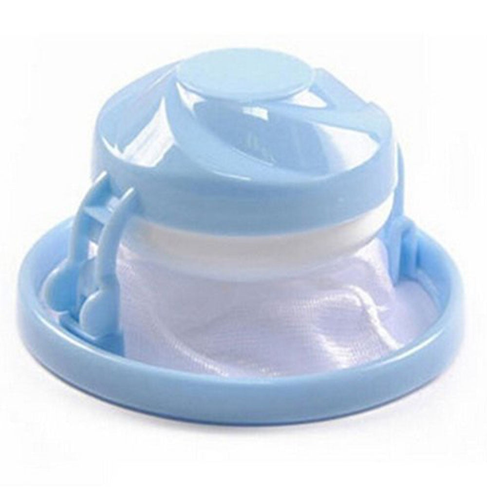 Color: Blue 2pcs - Floating washing machine hair remover Laundry ball filter