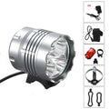 Color: 1 5T6 4 USA - LED Mountain Bike Headlight 5T6 Bicycle Light