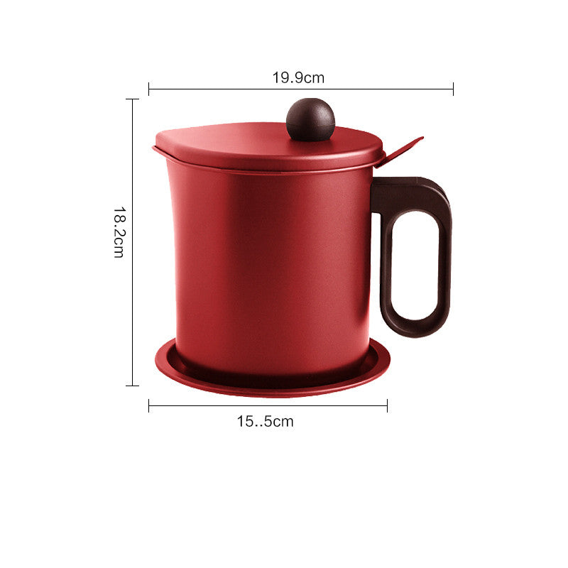 Stainless Steel Oil Filter Oil Storage Tank Oil Drum Household Kitchen Oil Leakage Oil Filter