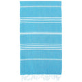 Turquoise Monaco Turkish Towel – Lightweight Quick Dry Beach & Bath Towel, Luxury Turkish Cotton Spa Towel, Travel & Pool Towel
