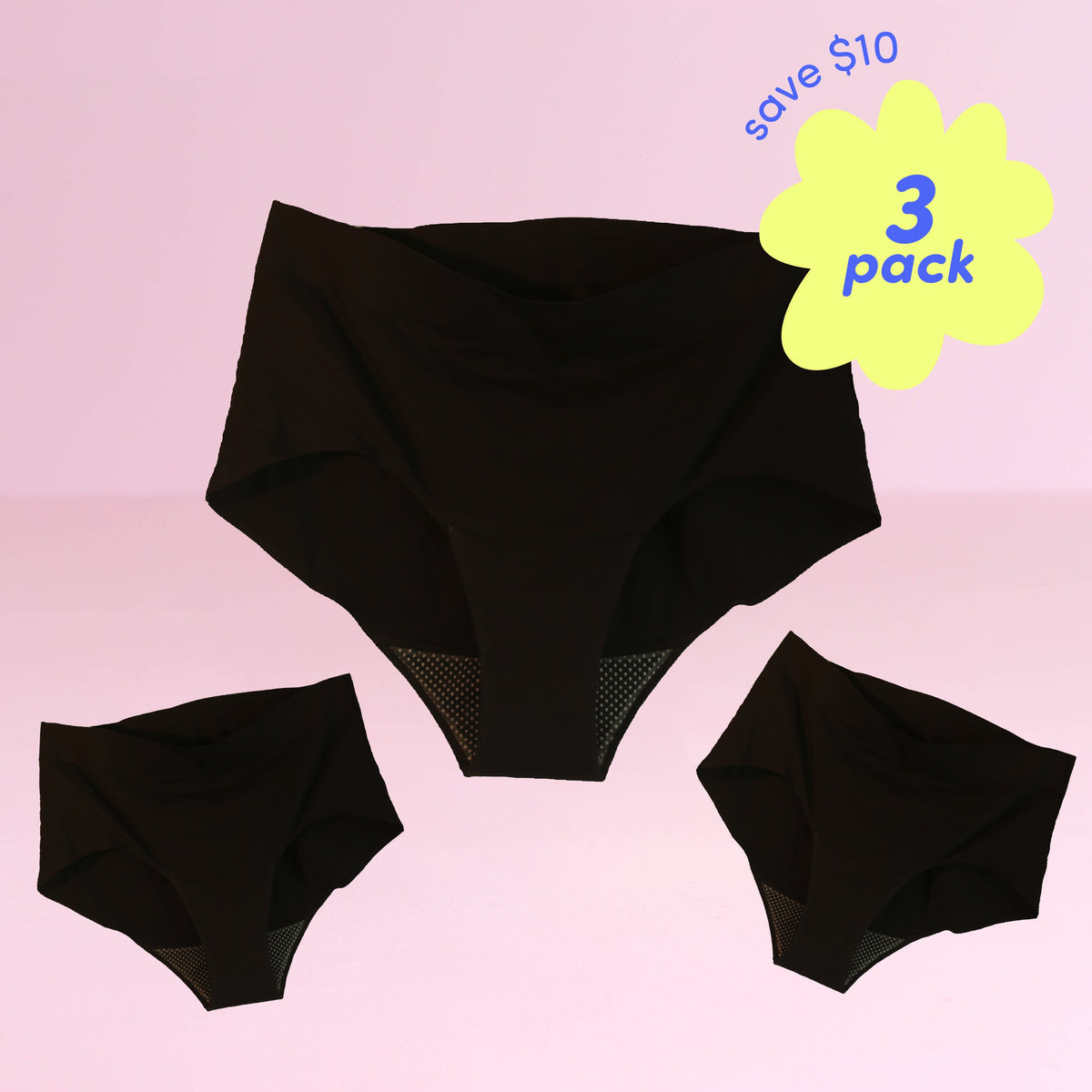 3 Pack Period Underwear