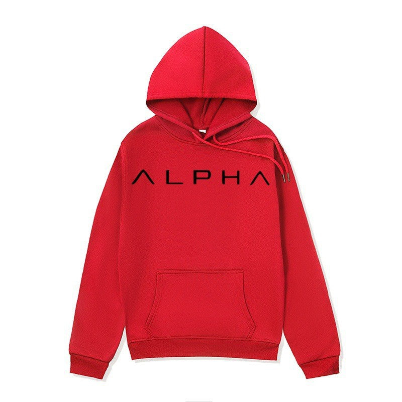 Letter Print Women's Hoodie, Warm Casual Oversized Pullover Top
