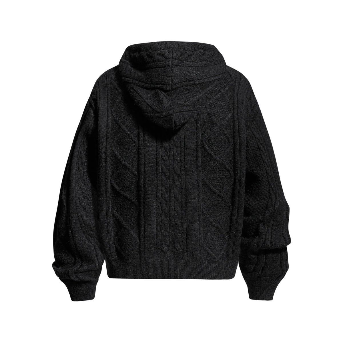 Twisted Fried Dough Twists Zipper Sweater