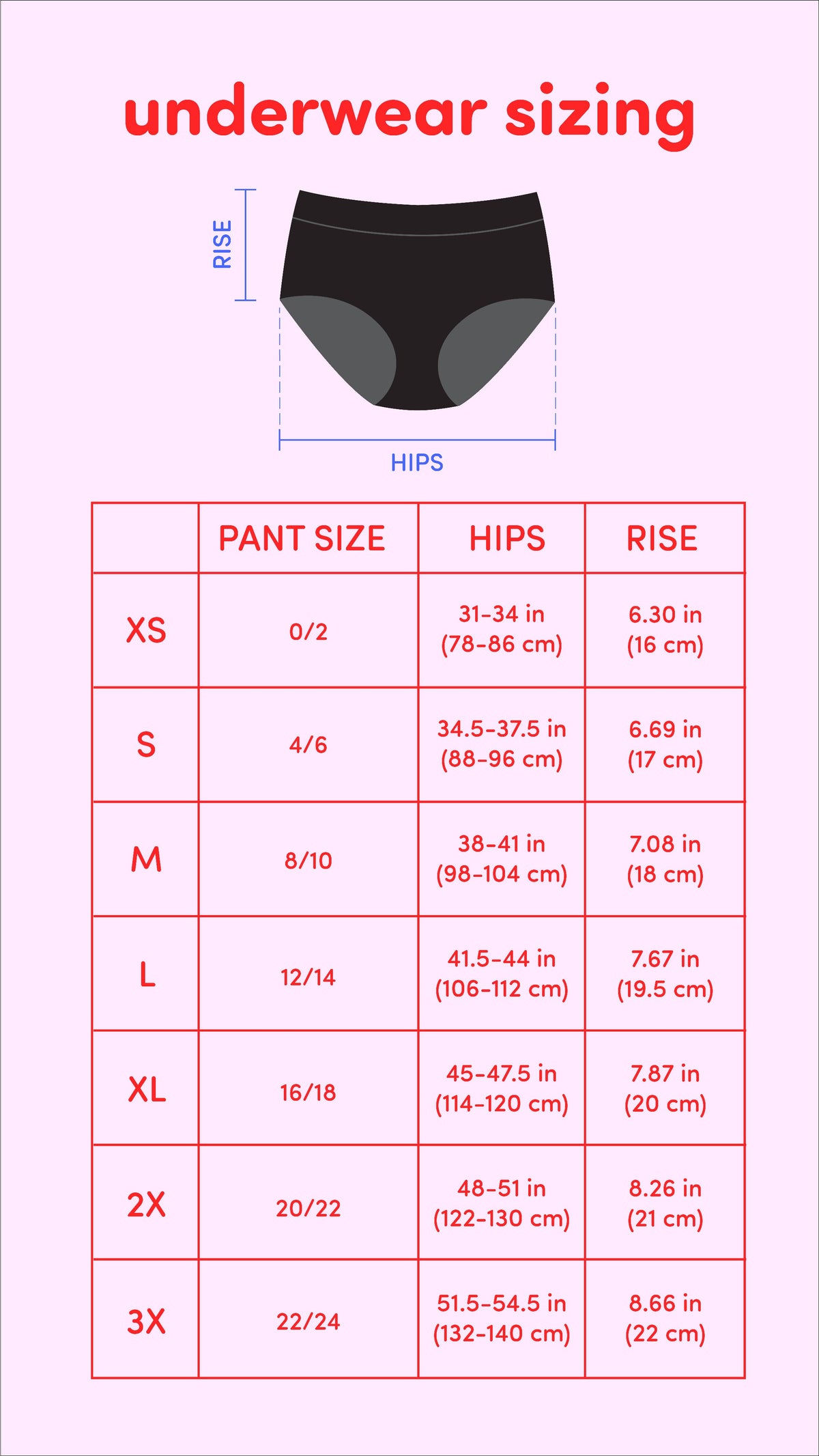 6 Pack Period Underwear