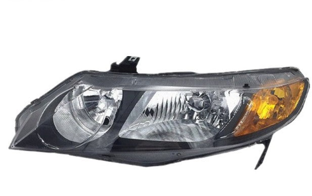 Color: Original co pilot yellow - Eight-Generation Civic Headlight Assembly
