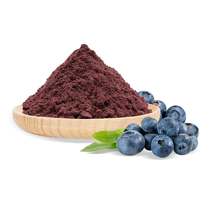 Freeze-Dried Blueberry Powder For Smoothies and Baking - 100% Grade A Blueberries - Single Ingredient