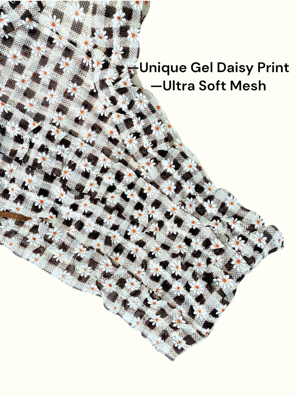 Milanblocks Vintage Style Gingham Daisy Ruffle Panties