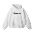 Printed Unisex Hoodie, Loose Drop Shoulder Sweatshirt