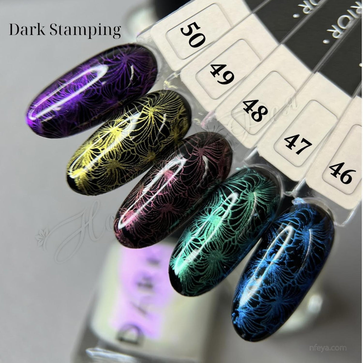 DARK - Stamping Polish  Blue Chameleon #46, 10ml