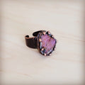 **Petal Blush Statement Ring 013kk
